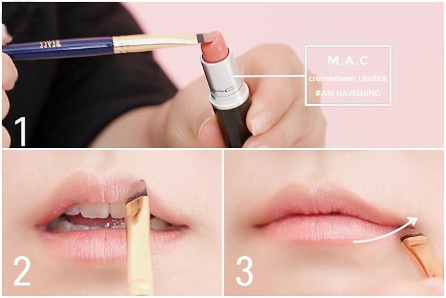 口红涂法教学 | 不同唇形不同画法,告别不完美唇形