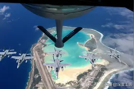 美国开始填海造基地：火力全开扩建关岛和夏威夷之间三个小环礁图片