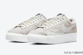 温柔奶咖色！这双毛绒Nike Blazer Low Platform太适合秋冬了图片