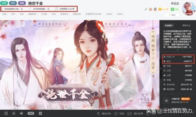 专访橙光卿蓝蓝：多线程IP如何赢在起跑线？丨制鲜者·IP作者