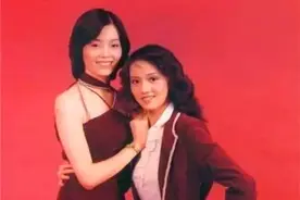 梅艳芳与姐姐梅爱芳的合照，小时候一起努力，长大后命运却不同图片