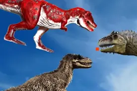 一战干翻30只精英霸王龙，南巨不愧为《方舟生存进化》最强龙图片