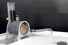 超迷你型发电机，30公分大小，功率500W，接自来水管就能发电图片