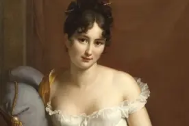 雅致？妩媚？雷卡米埃夫人像，19世纪一对师生新古典与浪漫的对决图片