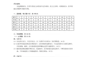理综、文综、英语 | 贵阳市2021年高三适应性考试（一）参考答案图片