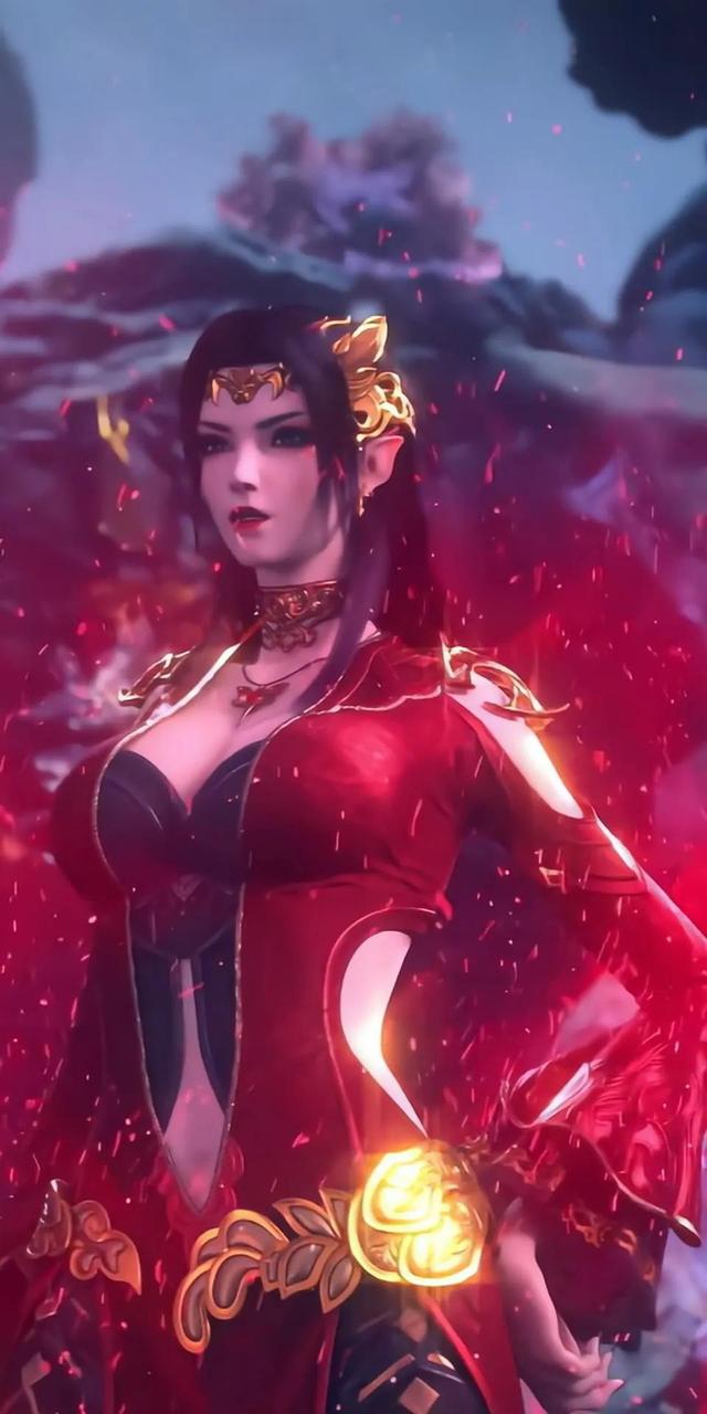 国漫壁纸|美杜莎一身红妆是要嫁给谁,是你吗?