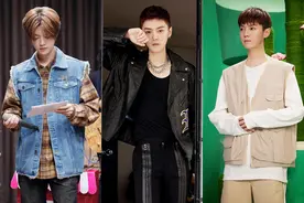 鹿晗开始走“硬汉风”了，短发+皮衣时髦帅气，配条大金链真抢镜图片