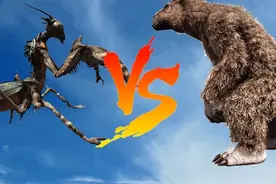 昆虫之王VS昆虫克星，《方舟生存进化》主播用螳螂大战大地懒图片