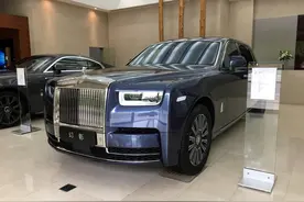 劳斯莱斯幻影长轴版蓝灰双色/蓝灰图片