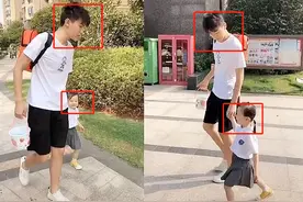 有种“求生欲”叫二胎哥哥，送小20岁妹妹去幼儿园，生怕被误会图片