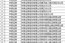 全名单公布！河南辖区合法证券期货基金机构如下图片