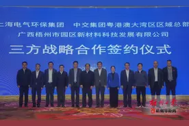 合作共赢推动经济社会发展丨三企业在梧州举行三方战略合作签约仪式图片