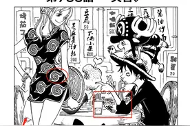 海贼王中出现的火影元素，宇智波斑客串大妈儿子，罗想看影分身图片