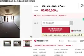 单价15.5万，单套面积超500㎡！霄云路8号两套豪宅将司法拍卖图片