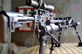 发射14.5毫米弹药 射程4000米 把狙击枪造成火炮的也就战斗民族了图片