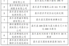 好消息 | 8月1日起，昌乐小型机动车检测费用降30元图片