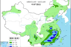 超详细的降雨时间表来了！这些地方未来10天雨将一直下图片