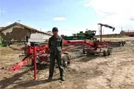 格兰搂草机：4年作业4万亩地，保养费仅不到1万图片