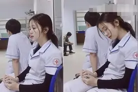 越南女护士因长相漂亮，打瞌睡全网走红，网友：貌比西施图片