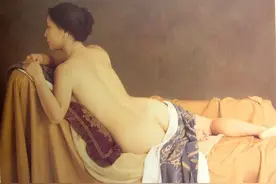 80岁的日本油画大师，一辈子只画一位模特，终于画遍所有细节！图片