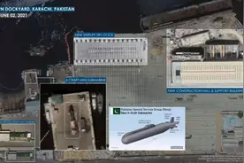 巴基斯坦建造特种作战潜艇，可带重型鱼雷，印度军港这下危险了图片
