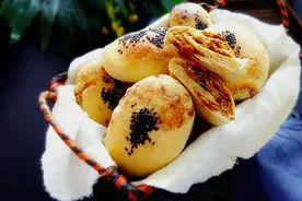 这红糖烧饼我每周必做，可以烤，可以烙，多层暄松又甜香，特好吃图片