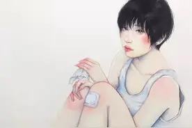 日本90后女画家，画出不一样的女人，女人看过之后不敢再看图片