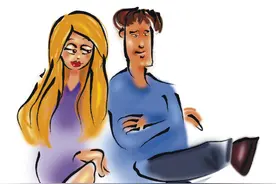 夫妻间到了无话可说时要么改变，要么放弃图片