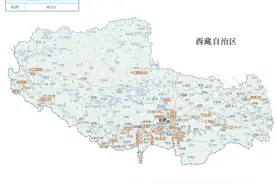俯瞰西藏五个主要城市建成区图片
