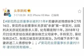 葵花药业原董事长“杀妻”被判11年：患难夫妻为何走到这一步？图片