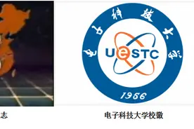 电子科大的校徽有点像新闻联播的标志？不，它是一个原子模型！图片