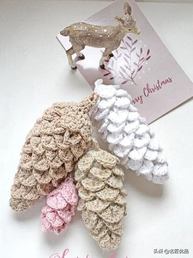 温暖毛线钩鱼鳞的方法