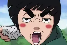 火影：木叶小旋风洛克李唯一一次结印，难得一见！图片