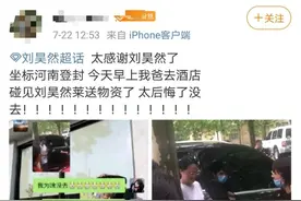 刘昊然协助河南救援，默默回家乡捐助物资，被路人偶遇大赞有担当图片