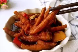 陈醋凤爪 可以当零食的开胃菜 醋香浓郁 味道入骨 酸爽开胃图片