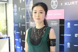 周丽淇穿衣真大胆，绿裙里面套蕾丝内搭秀身材，不愧是TVB花旦图片