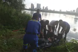 吉林市一男子江边失联，救援队搜救两日打捞上岸图片