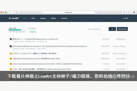 分享一个在线24小时下载种子和磁力可以云播的网站图片