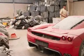 法拉利Enzo遗弃街头，为什么迪拜有那么多昂贵汽车被遗弃图片