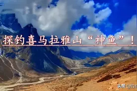 喜马拉雅山神鱼，钓鱼人都想亲手钓，垂钓最大的挑战：艰难险阻图片