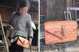 贵州24岁小哥用木头给女友做挎包、给老妈做高跟鞋，比奢侈品稀罕图片