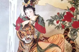 一个历史小缝隙，关于老虎配亲的故事，凶残的不是老虎而是人心图片