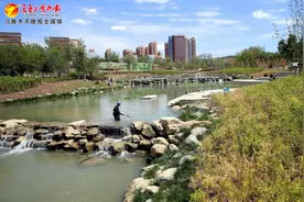 乌鲁木齐水磨河(水磨沟区段)景观改造进入尾声图片