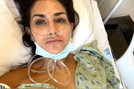 美国健身女神，因肠扭转做了急诊外科手术，说以为自己都快要死了图片