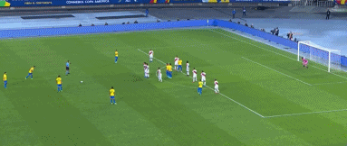 美洲杯-内马尔1v3过人助攻帕奎塔破门 巴西1-0胜秘鲁晋级决赛