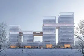 河南日报传媒产业园，“融”建筑的设计理念图片
