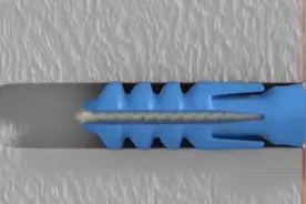 一个动画看懂膨胀螺栓原理，膨胀螺栓在墙体内是什么样的？图片