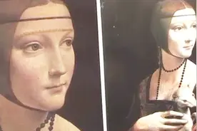 临摹名画《抱貂女郎》Painting a copy of Lady with an Ermine视频封面