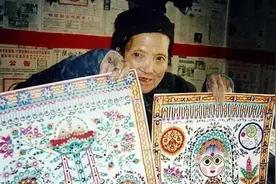 陕西农妇10年连生13个孩子，一生清贫，却靠一双巧手惊艳联合国图片