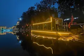 北京亮马河燕莎桥至朝阳公园段本周末通船 夜航可赏灯光秀图片